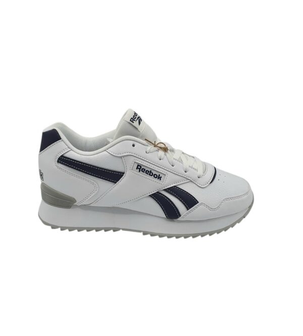 Adidasi barbati Reebok Glide, piele, imitatie de piele, alb bleumarin - imagine 1