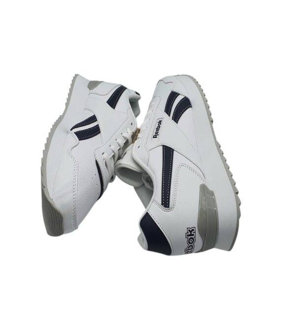 Adidasi barbati Reebok Glide, piele, imitatie de piele, alb bleumarin - imagine 4