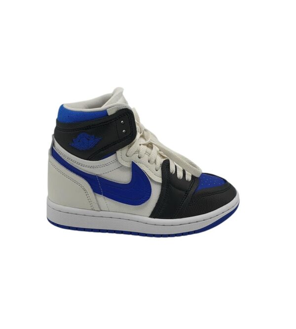 Adidasi unisex Nike Jordan 1 High , piele, imitatie de piele, albastru alb - imagine 1