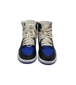 Adidasi unisex Nike Jordan 1 High , piele, imitatie de piele, albastru alb - imagine 3