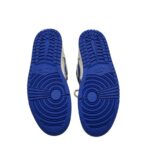 Adidasi unisex Nike Jordan 1 High , piele, imitatie de piele, albastru alb - imagine 5