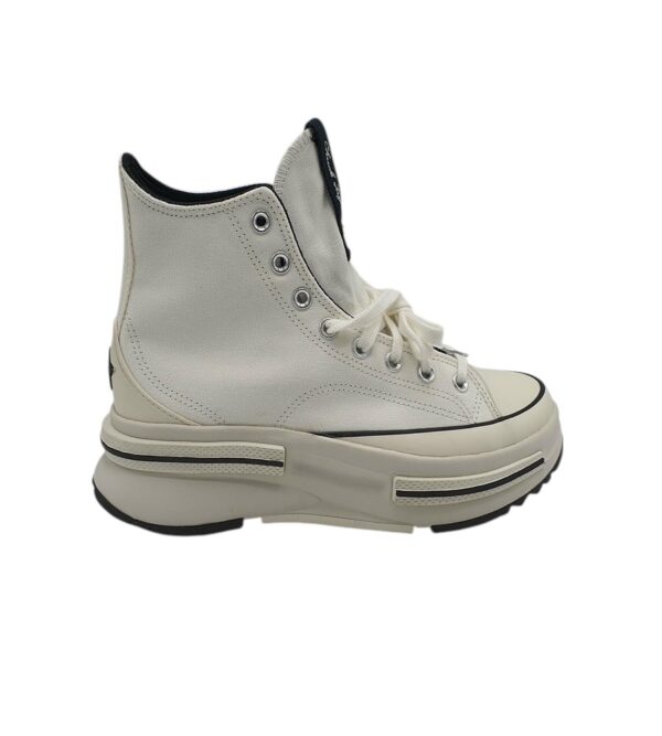 Tenisi dama Converse 41, material textil, alb crem - imagine 1