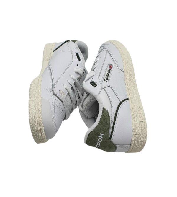 Adidasi barbati Reebok Club C Bulc 43, piele, imitatie de piele, alb - imagine 4