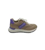 Adidasi dama Polo, material textil, imitatie de piele, bej
