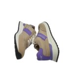 Adidasi dama Polo, material textil, imitatie de piele, bej - imagine 4