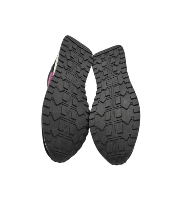 Adidasi dama Polo, material textil, imitatie de piele, negru - imagine 5