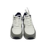 Adidasi barbati Polo 45, imitatie de piele, material textil, alb gri bleumarin - imagine 3