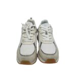 Adidasi barbati U.S. Polo ASSN, imitatie de piele, material textil, alb gri - imagine 3