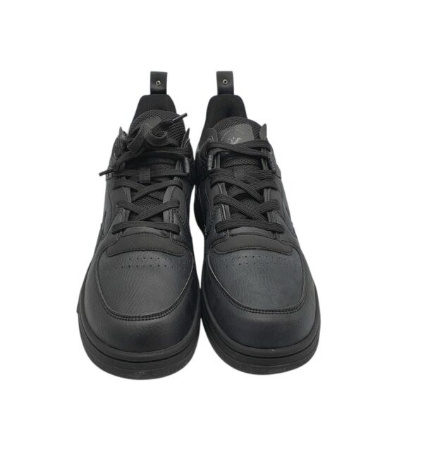 Adidasi barbati U.S.Polo Assn 43, imitatie de piele, material textil,  negru albastru - imagine 3