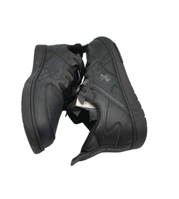 Adidasi barbati U.S.Polo Assn 43, imitatie de piele, material textil,  negru albastru - imagine 4