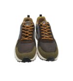 Adidasi barbati Polo 41 , material textil, imitatie de piele, kaki - imagine 3