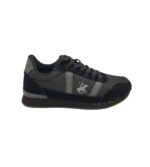 Adidasi barbati Polo 45, imitatie de piele, material textil, negru gri