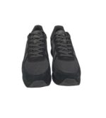 Adidasi barbati Polo 46, imitatie de piele, material textil, negru gri - imagine 3