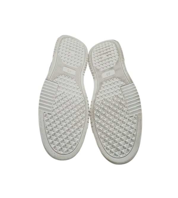 Adidasi barbati Polo 43, imitatie de piele, alb gri bleumarin - imagine 5
