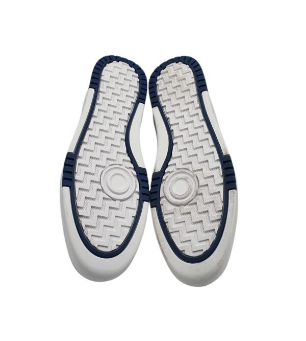 Adidasi barbati Polo 43, imitatie de piele, alb - imagine 5