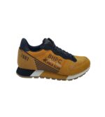 Adidasi barbati Polo 40, piele intoarsa, material textil, maro