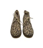 Botine dama Bullboxer 39, piele intoarsa, maro negru - imagine 3