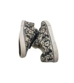 Tenisi dama 38, material textil, negru alb - imagine 4