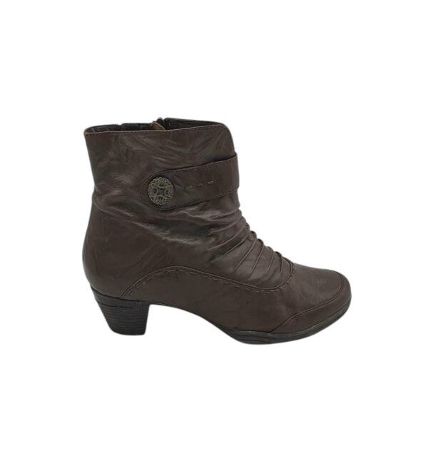 Botine dama Medicus 42, piele, maro, imblanite - imagine 1