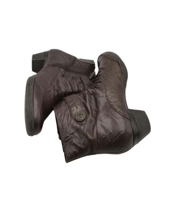 Botine dama Medicus 42, piele, maro, imblanite - imagine 4