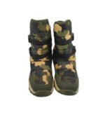Cizme copii 37, material textil, verde, imblanite - imagine 3
