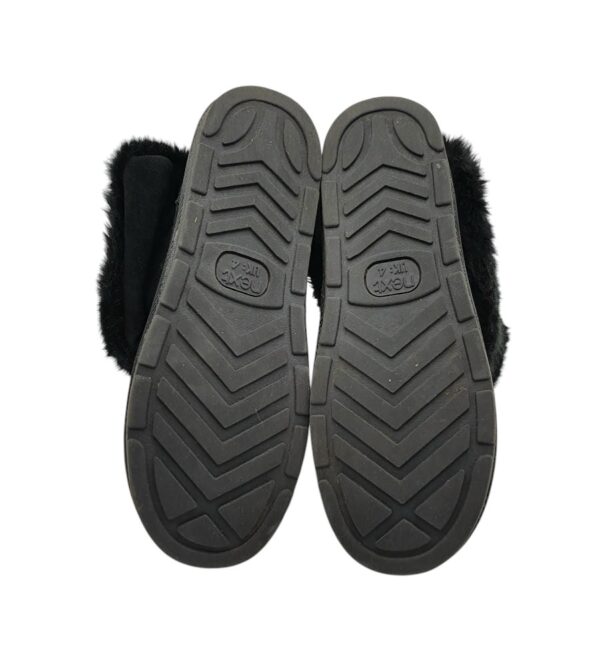Cizme dama Next 37, piele intoarsa, negru, imblanite - imagine 5