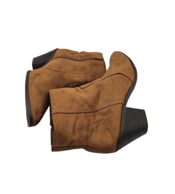 Botine dama New Look 41, material textil, maro - imagine 4