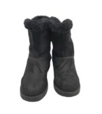 Cizme dama Tom Tailor 40, material textil, negru, imblanite - imagine 3