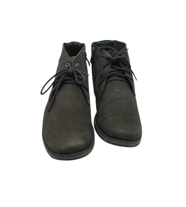 Ghete barbati 41, piele, negru - imagine 3