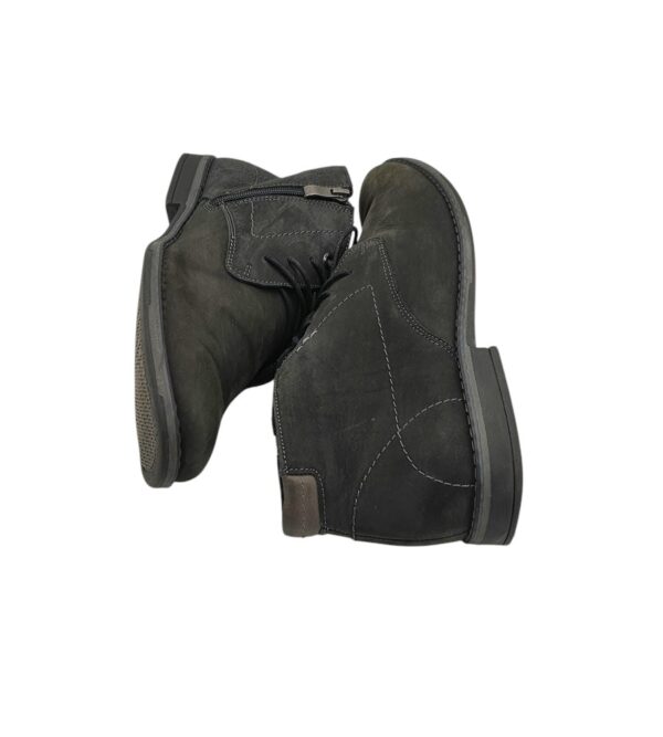 Ghete barbati 41, piele, negru - imagine 4