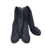 Cizme dama Anna Field 39, material textil, albastru - imagine 3