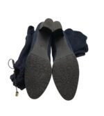 Cizme dama Anna Field 39, material textil, albastru - imagine 5