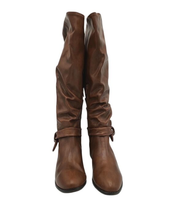 Cizme dama Graceland 40, imitatie de piele, maro - imagine 3