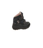 Cizme copii 21,imitatie de piele, material textil, negru, waterproof