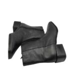 Cizme dama M&S 42, piele, negru - imagine 4