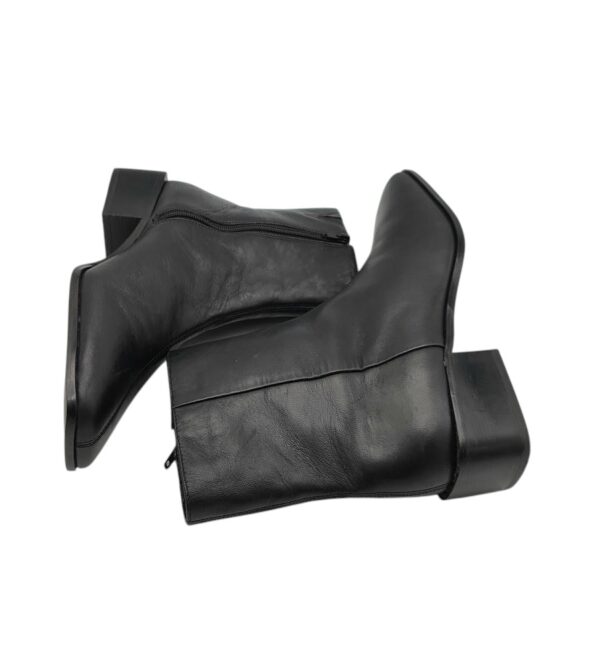 Cizme dama M&S 42, piele, negru - imagine 4