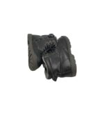Ghete copii H&M 23, imitatie de piele, negru, imblanite - imagine 4