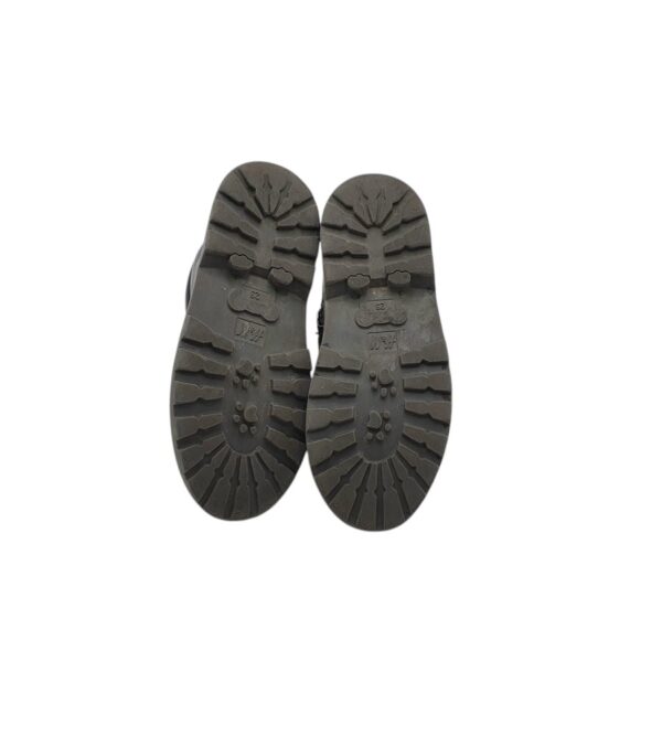 Ghete copii H&M 23, imitatie de piele, negru, imblanite - imagine 5