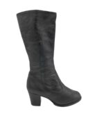 Cizme dama 37, piele, negru