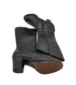 Cizme dama 37, piele, negru - imagine 4