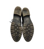Ghete dama Victoria Gotti 37, piele, piele intoarsa, negru - imagine 5