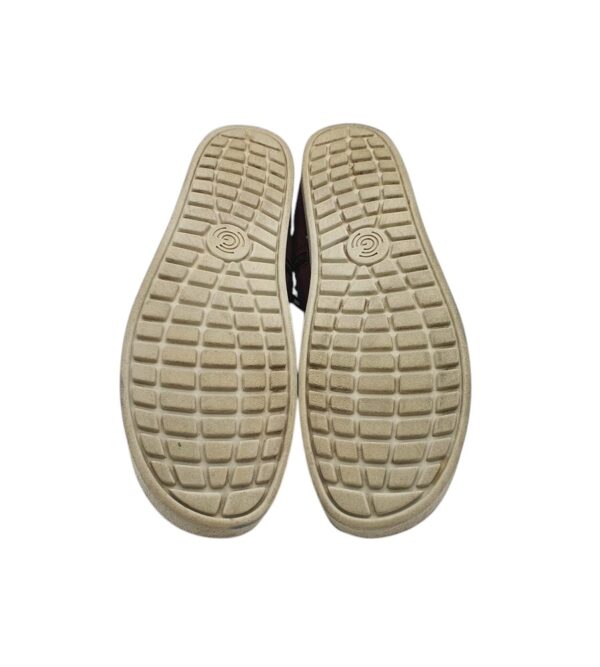 Ghete barbati Groundies 41, piele intoarsa, visiniu, imblanite - imagine 5
