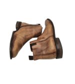 Botine barbati 40, piele, maro - imagine 4