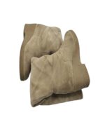 Cizme dama Ara 38, piele intoarsa, bej, imblanite - imagine 4