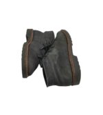 Ghete dama Young Fashion 38, piele, negru, imblanite - imagine 4