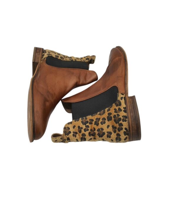 Botine dama Joules 41, piele, maro - imagine 4