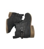 Botine dama  Graceland 40, material textil, negru - imagine 4