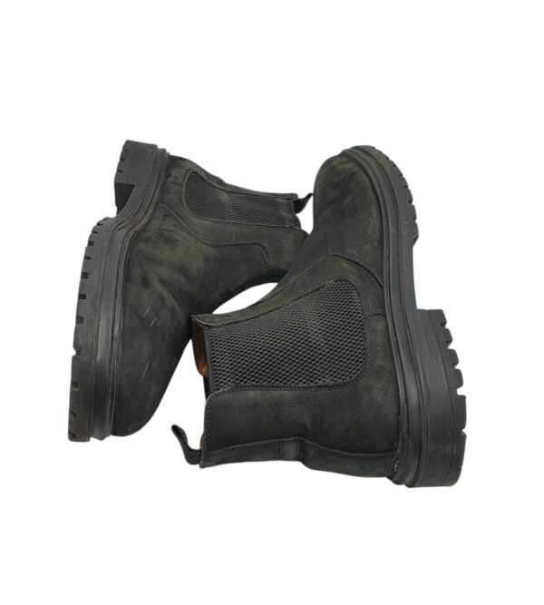 Ghete barbati Pat Calvin 45, piele, negru - imagine 4