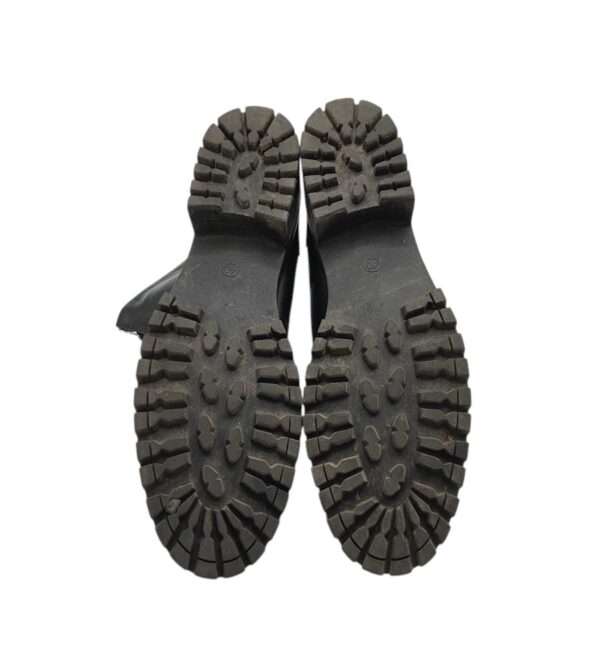 Ghete dama 40, imitatie de piele, negru - imagine 5