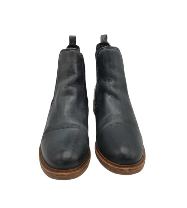Botine dama Tamaris 40, piele, negru - imagine 3